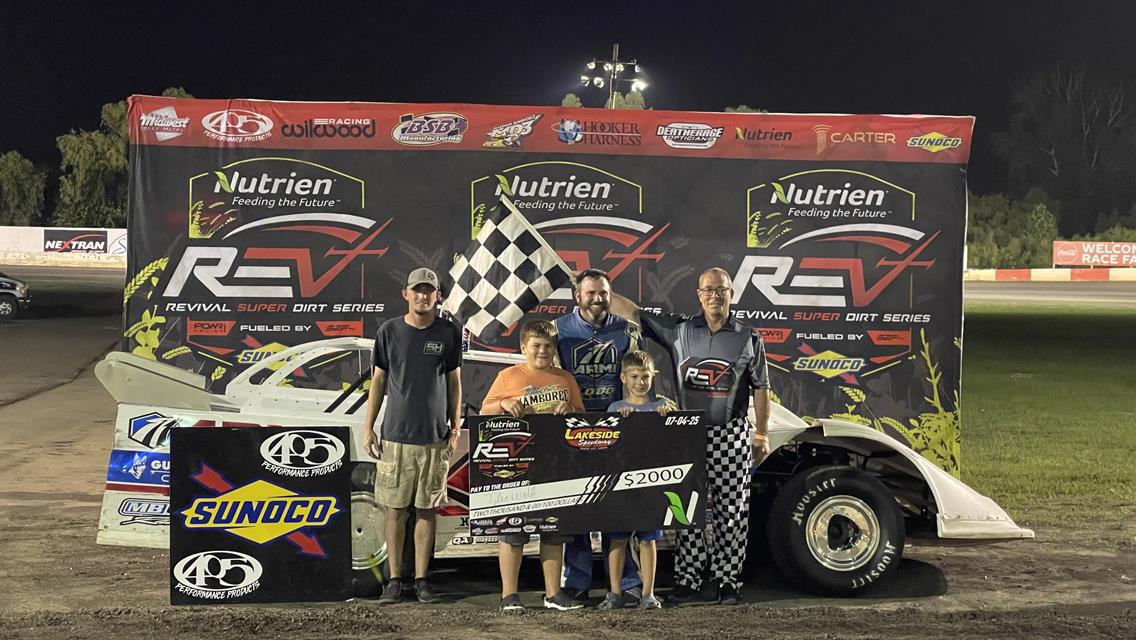 Tyler Wolff and Kylan Garner take Border Battle Holiday Weekend Wins with REV Super Late Models