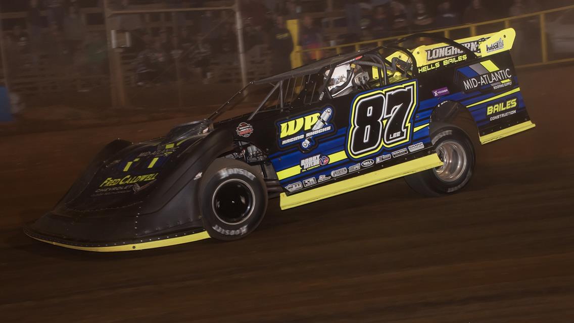 Cherokee Speedway (Gaffney, SC) – Carolina Clash Super Late Model Series &amp; Mid-East Super Late Model Series – Blue/Gray – November 17th, 2024. (Steve Moore Photo)