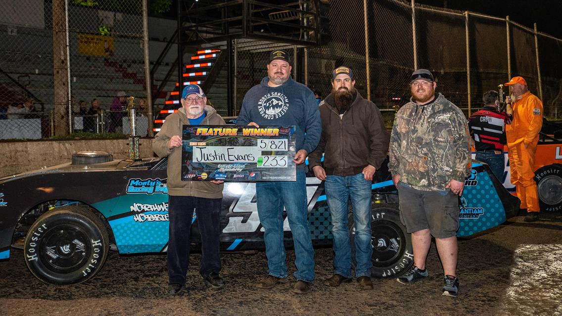 Aaron Bloom Scores Huge Win At Cottage Grove; M. Peters, Evans, And Bryant Also Hit Pay Dirt
