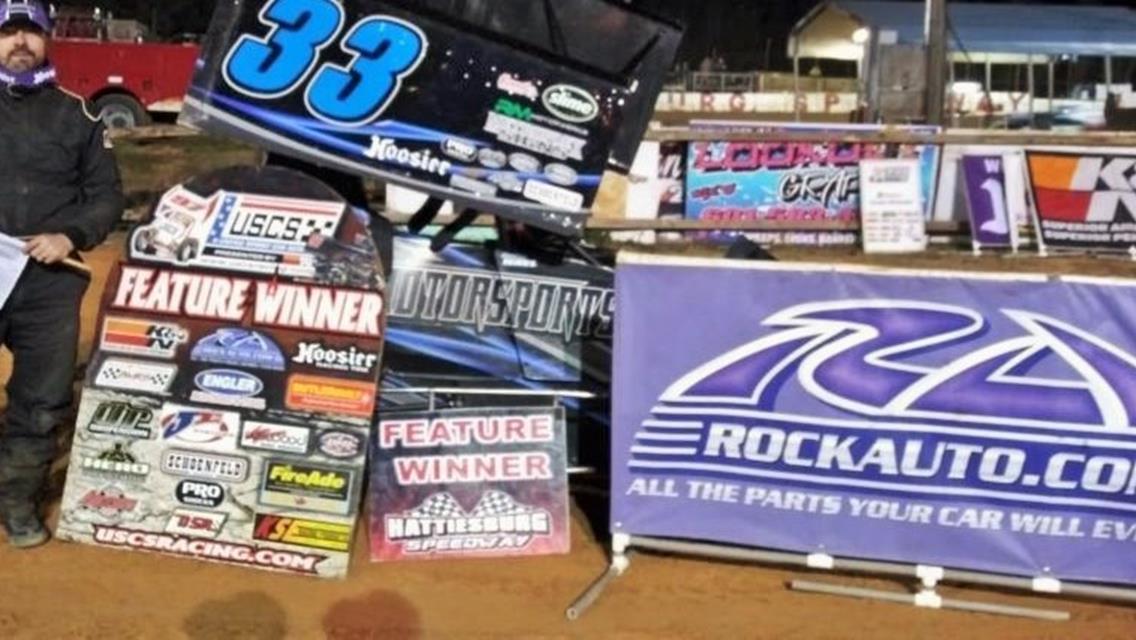 Mike Hall claim RockAuto.com USCS Powri 600 Victory at Hattiesburg