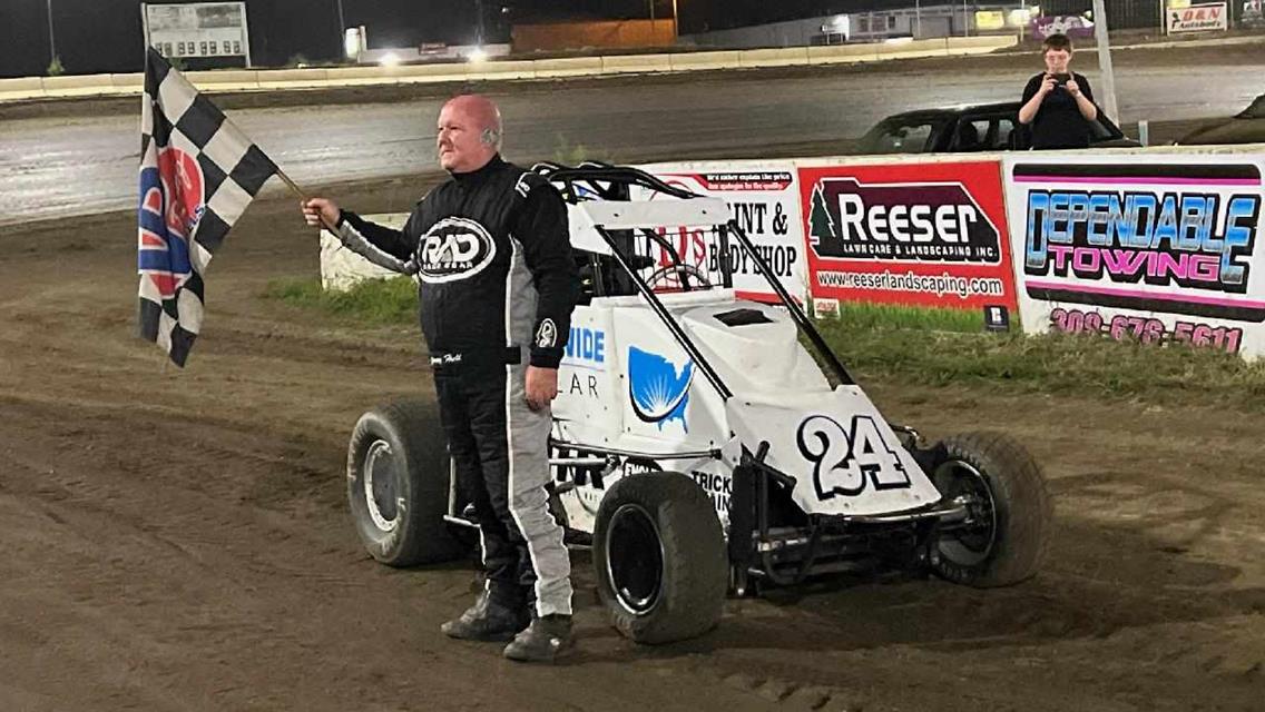 Tracy Hull Joins POWRi IMRA 2023 Winners List at Peoria Speedway