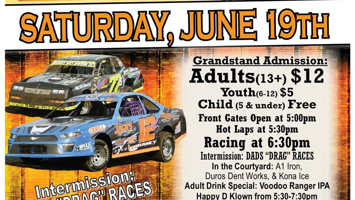 CANCELED- FREEDOM FEST presented by A1 Iron &amp; Twin Rivers -Sat, July 1st (Fireworks Extravaganza after the races)