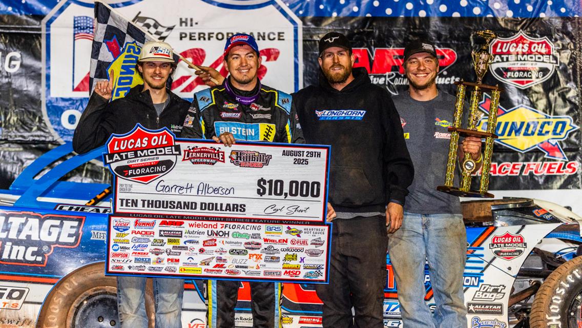 Alberson Starts Hillbilly Hundred Weekend with Friday Night Win at Lernerville