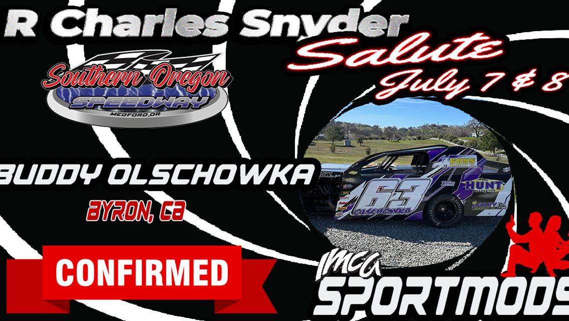 R CHARLES SNYDER SALUTE  July 7-8 Confirmed Drivers