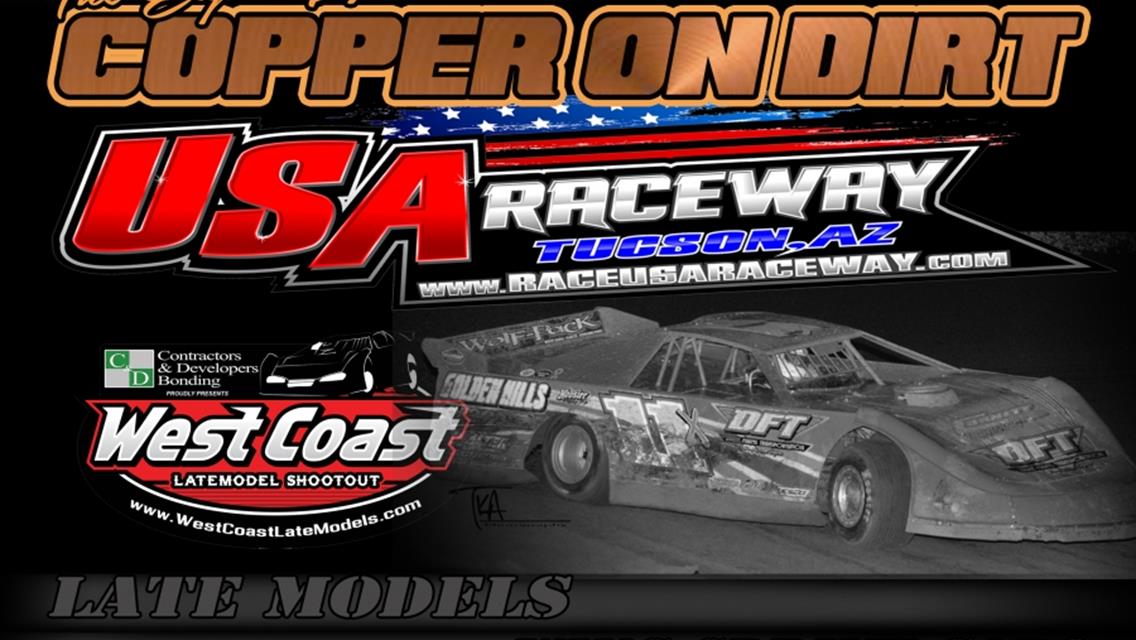 8th &quot;Copper on Dirt&quot; for CRA Sprints at Tucson Friday-Saturday