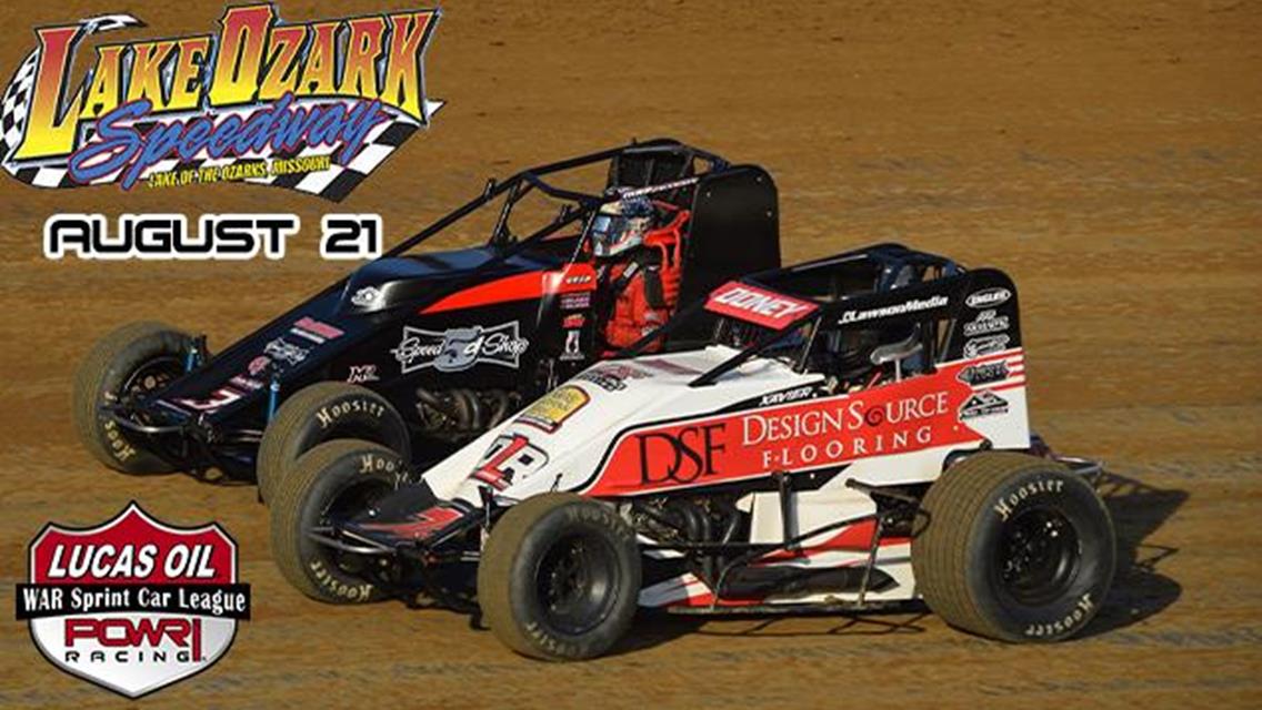 POWRi WAR Returns to Lake Ozark Speedway for Final Appearance of 2021