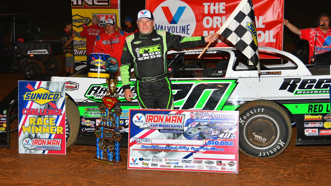 Jimmy Owens Claims Valvoline Iron-Man Late Model Southern Series Scott Sexton Memorial at 411 Motor Speedway