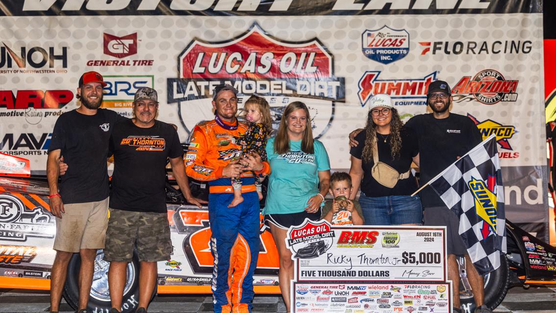 Thornton Goes to Lucas Oil Victory Lane on Batesville Prelim Night