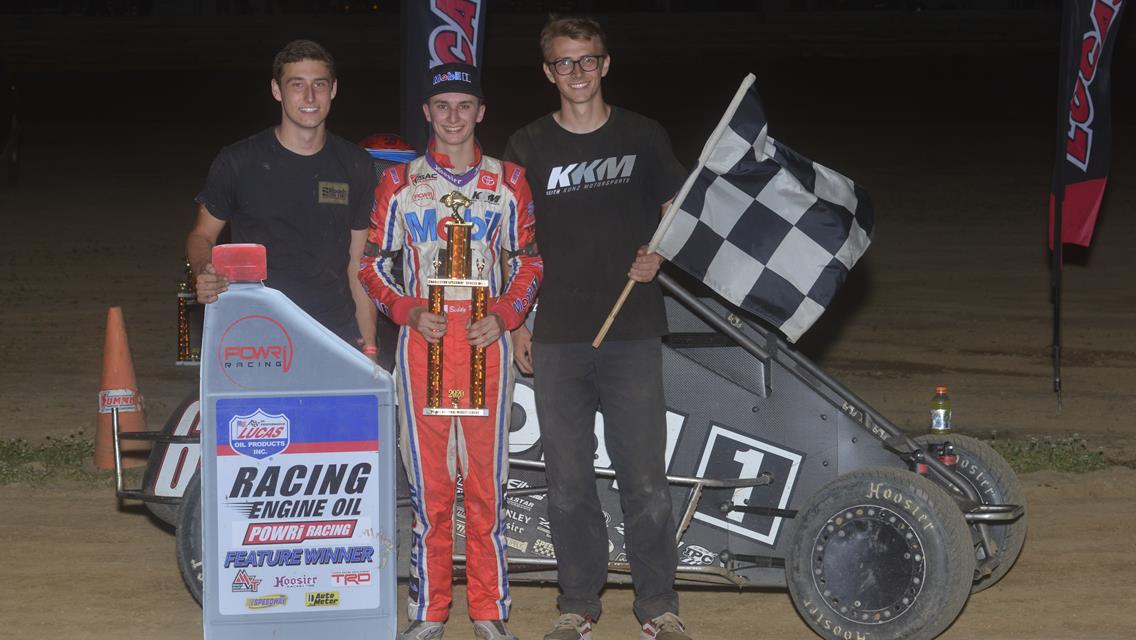 Michael “Buddy” Kofoid Claims Third Career POWRi Win at Charleston Speedway