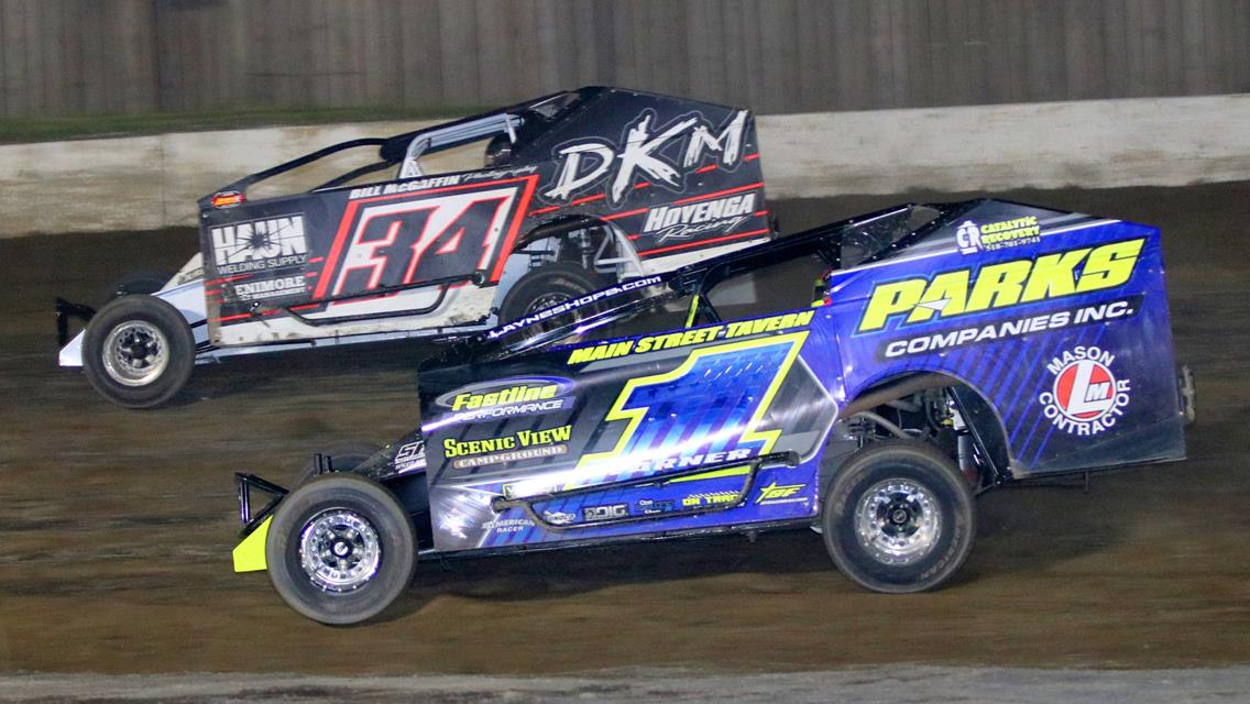 ONE DOLLAR, FOUR QUARTERS, OR TEN DIMES WILL GET YOU INTO THE FONDA SPEEDWAY THIS SATURDAY MAY 13 ON $1 NIGHT