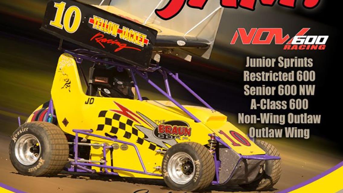 Junior Sprint Jam and NOW600 Tel-Star Weekly Racing this Saturday at Circus City