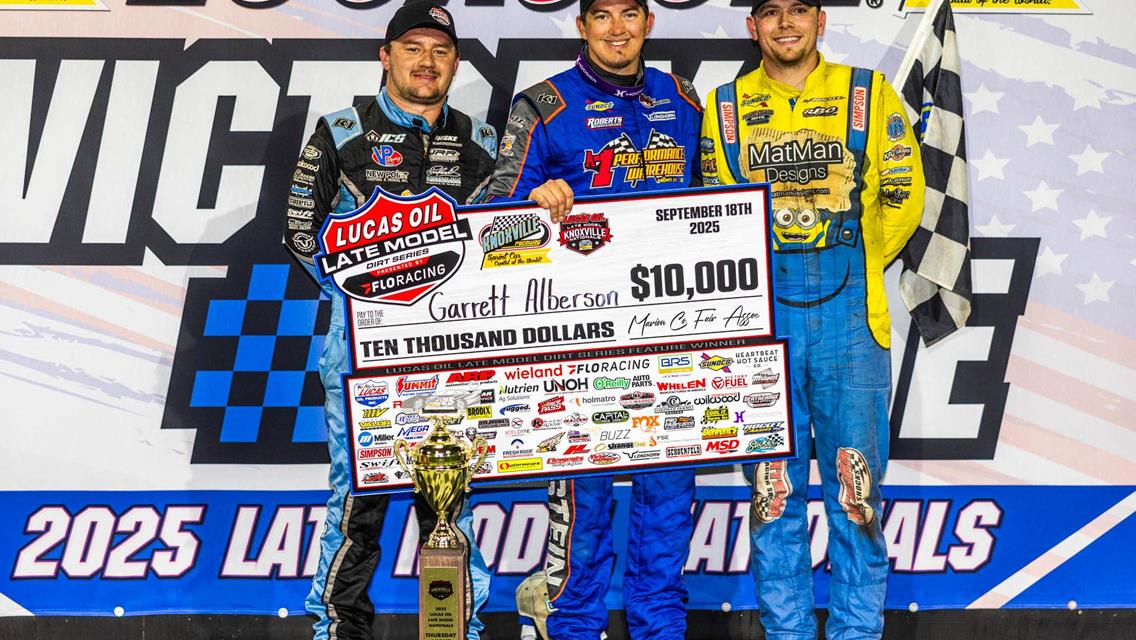 Knoxville Raceway (Knoxville, IA) – Lucas Oil Late Model Dirt Series – Knoxville Nationals – September 18th-20th, 2025. (Heath Lawson Photo)