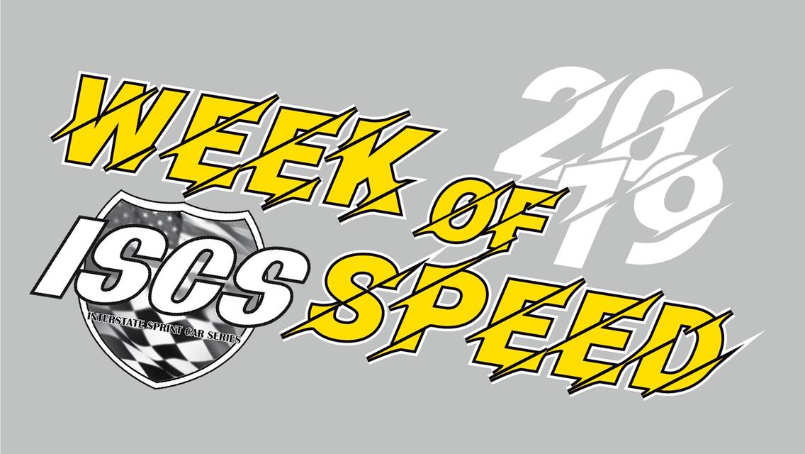 2ND ANNUAL WEEK OF SPEED SET TO FIRE OFF!!
