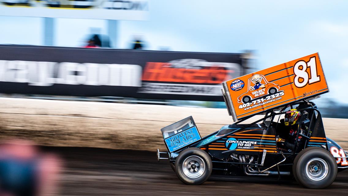 Dover Earns Top Fives in 410 and 360 Action During Huset’s Speedway Season Finale