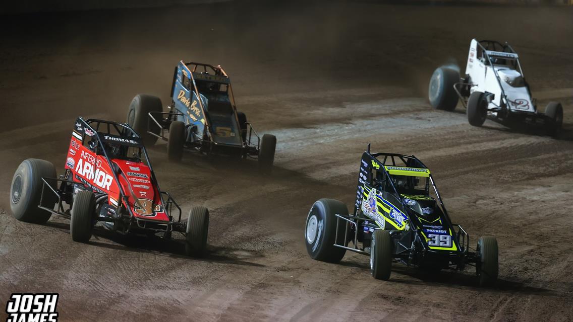 Volusia Speedway Park (Barberville, FL) – DIRTcar Nationals – February 10th-11th, 2025. (Josh James Artwork)