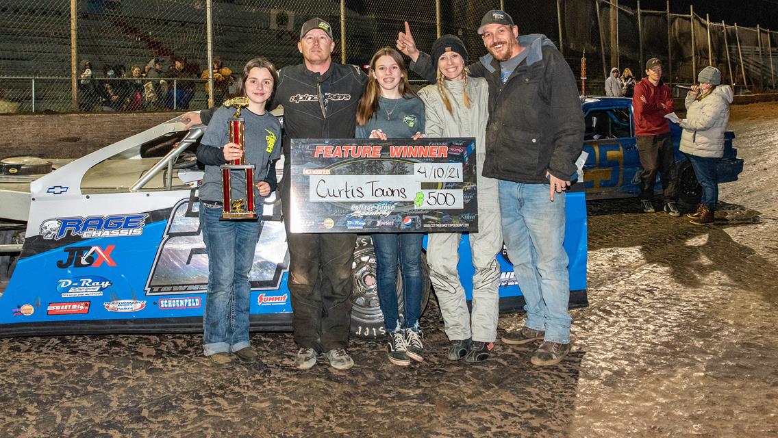 T. Alberding, C. Towns, D. Comer, Osborne, And Kennerly April 10th Winners At Cottage Grove