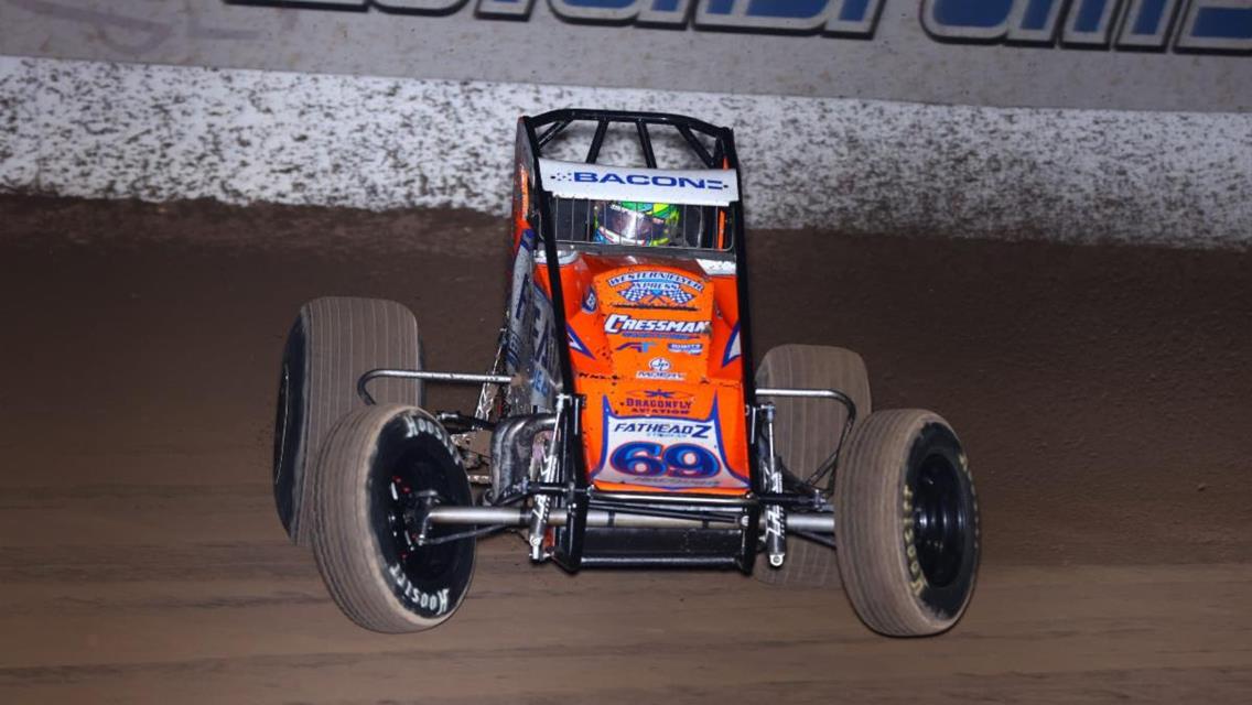 Bacon Tops Thursday’s USAC Western World Practice at Cocopah