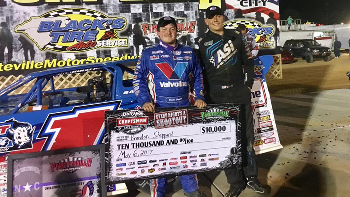 Sheppard steals the show at Fayetteville Motor Speedway
