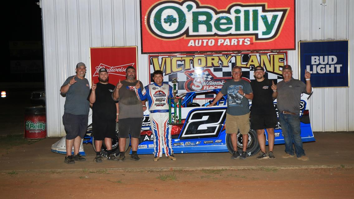 Coffey and Davis Claim Feature Wins at Swainsboro Raceway Friday Night