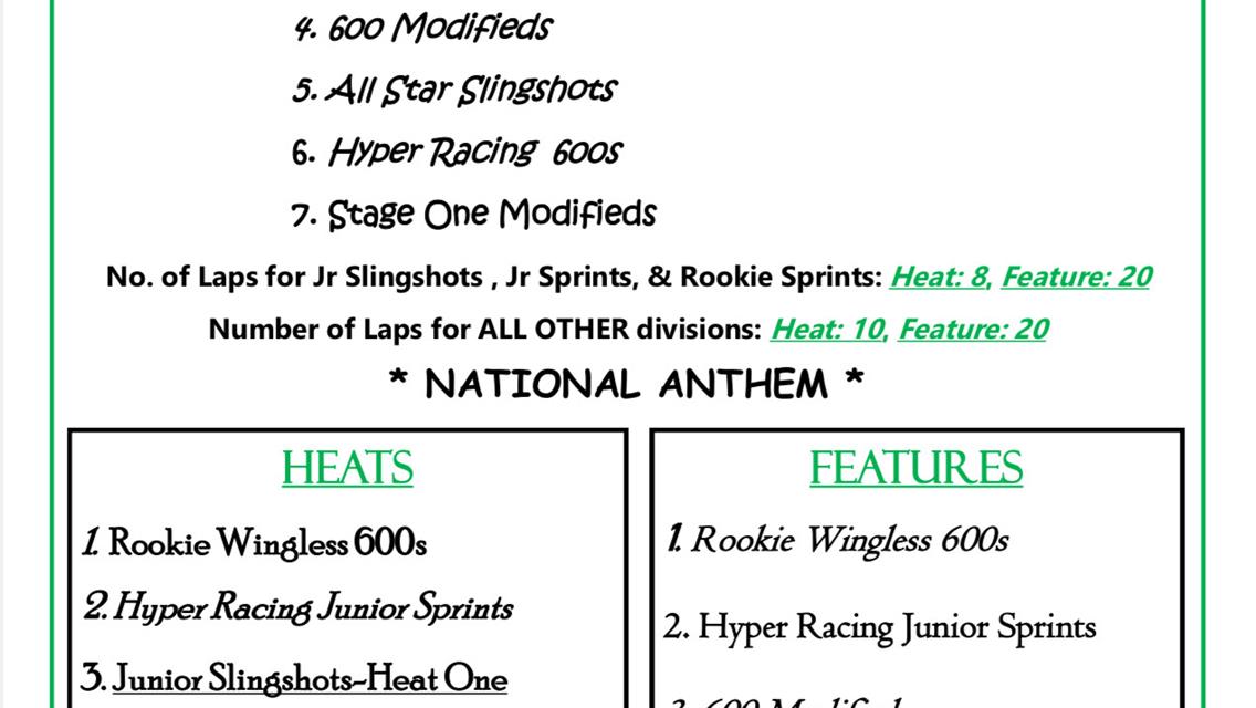 05/24/25 - Junior Slingshots Rising Star Series Race #1 - ALL Divisions Racing