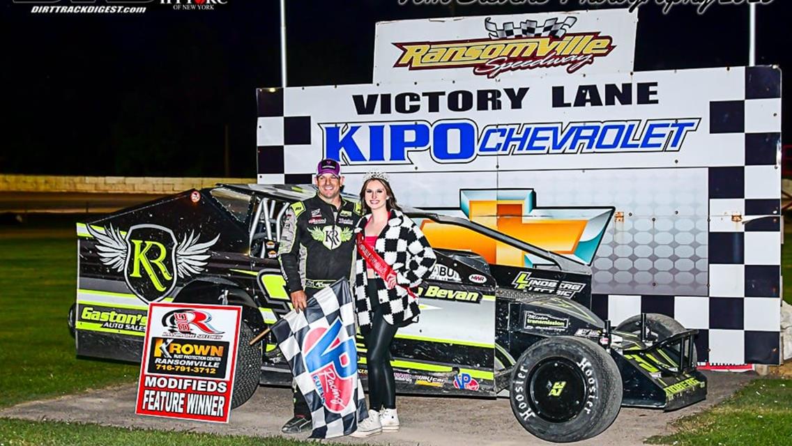 Bryce Davis Wins Northeast Late Model Alliance Stop at Ransomville; Gary Lindberg Takes 358 Modified Victory