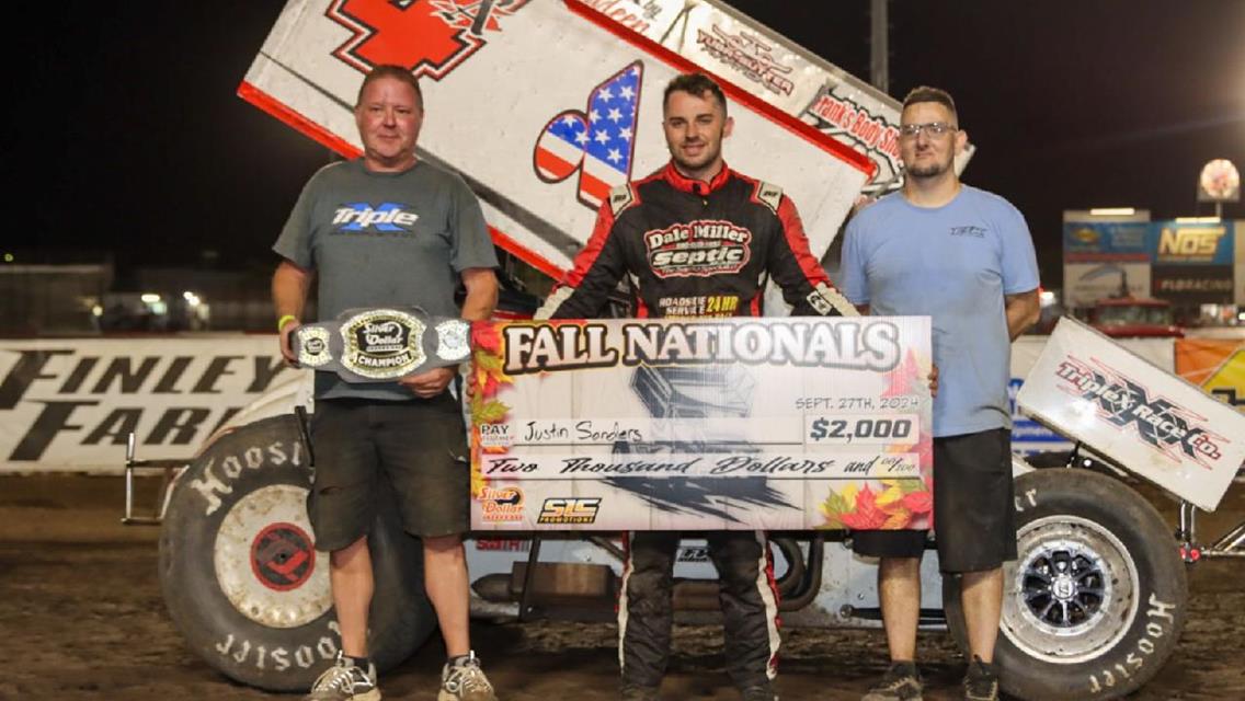 Sanders Wins Night One of Fall Nationals