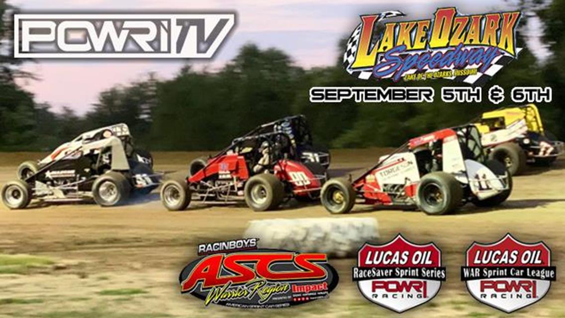 Second Annual Lake Ozark Speedway Non-Wing Nationals Looms for POWRi WAR