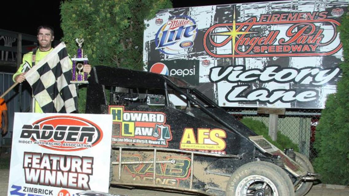 Mattson rides the cushion to Angell Park victory