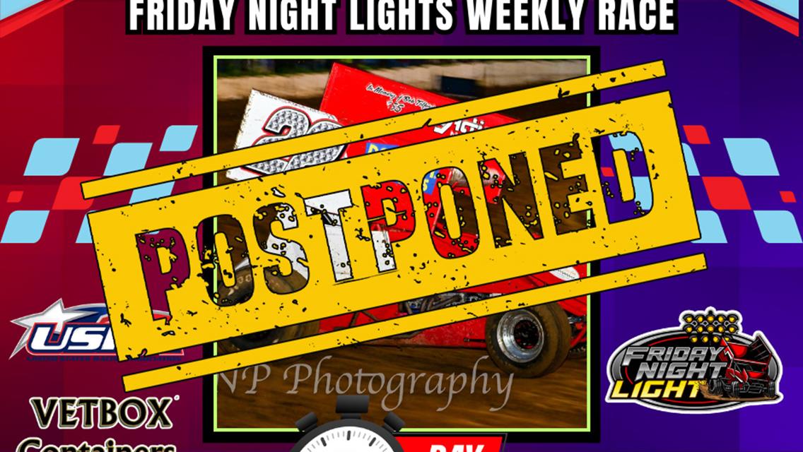 Friday Night Lights Points Race for 4/4 POSTPONED