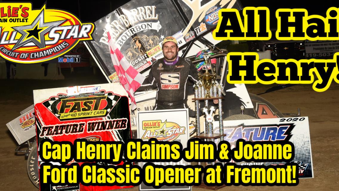 Cap Henry claims Jim and Joanne Ford Classic Opener at Fremont Speedway for $5,000
