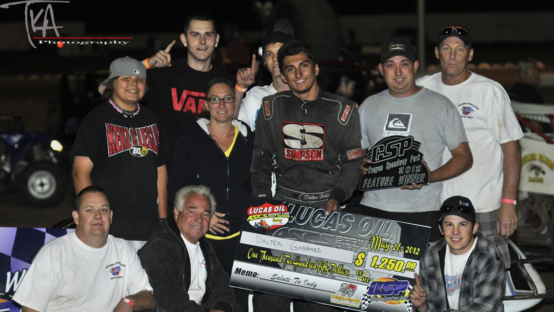Gabbard Collects First Career ASCS Win at CSP!