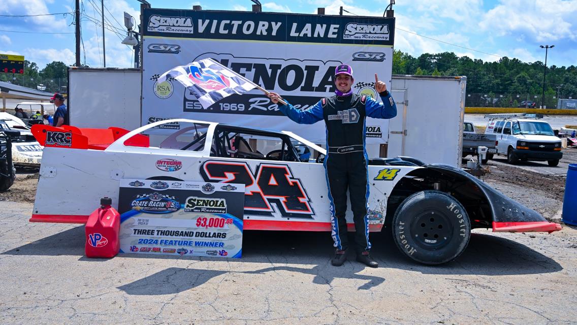 Zach Leonhardi Claims Victory in Rogers-Dabbs Performance Parts Crate Racin&#39; USA Dirt Late Model Series Event After Weather Delay