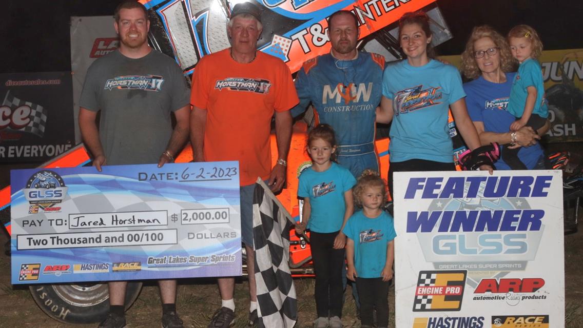 HORSTMAN WINS FOR A SECOND TIME AT I-96 SPEEDWAY