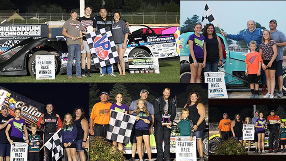 McGrath doubles up on Plymouth Super Six Late Model Series triumphs on Wall of Fame Night