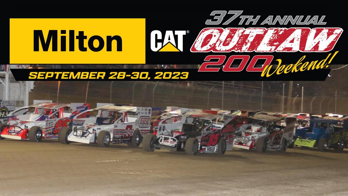 Milton CAT Outlaw 200 Tickets and Entry Information
