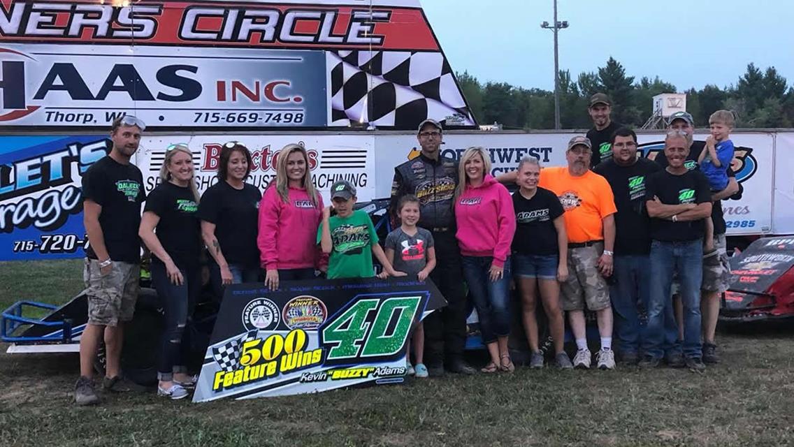 Buzzy Adams Captures 500th Career Victory at Eagle Valley Speedway