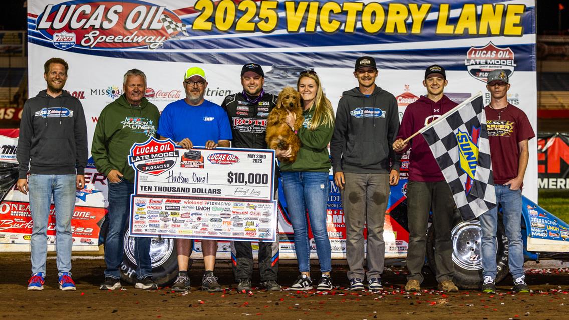 O’Neal Goes Back-to-Back at Lucas Oil Speedway