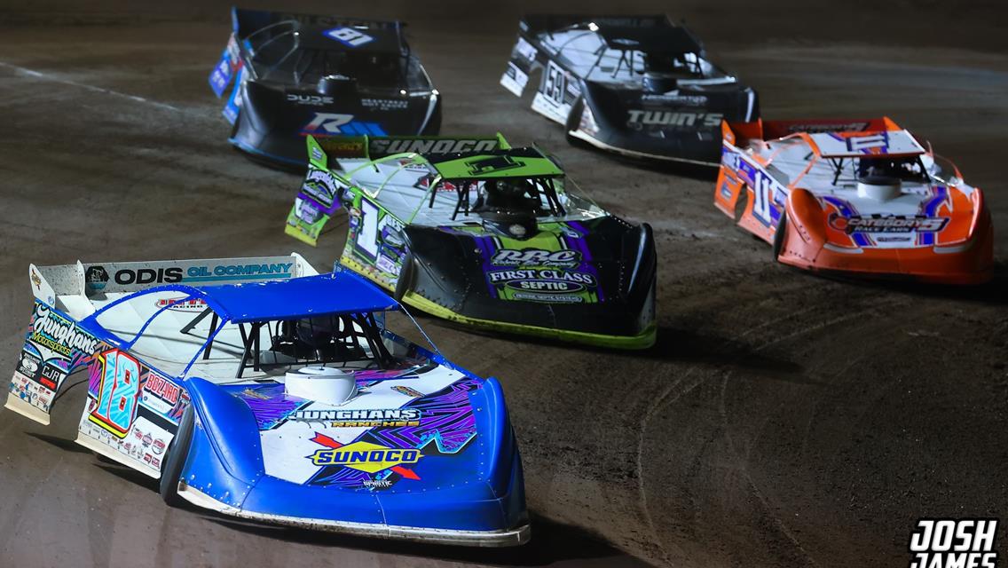 Volusia Speedway Park (Barberville, FL) – DIRTcar Nationals – February 10th-15th, 2025. (Josh James Artwork)