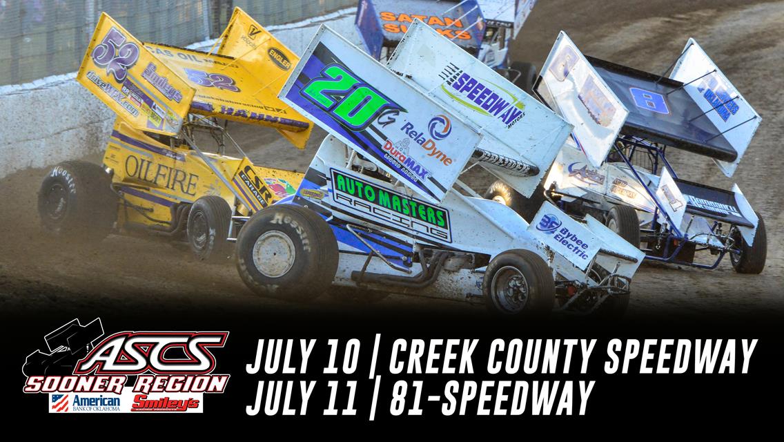 ASCS Sooner Region Headed For Creek County and 81-Speedway This Weekend