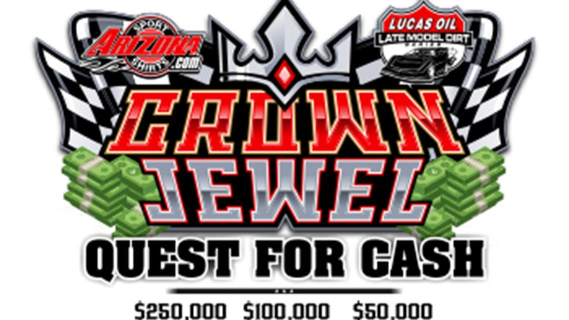 $250,000 Potential Bonus with the New Arizona Sport Shirts Crown Jewel Quest for Cash