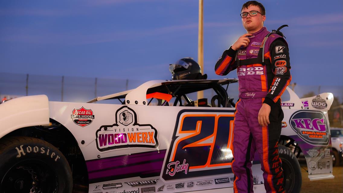 Volusia Speedway Park (De Leon Springs, FL) – World of Outlaw Late Model Series – DIRTcar Nationals – February 10th-15th, 2025. (Josh James Artwork)