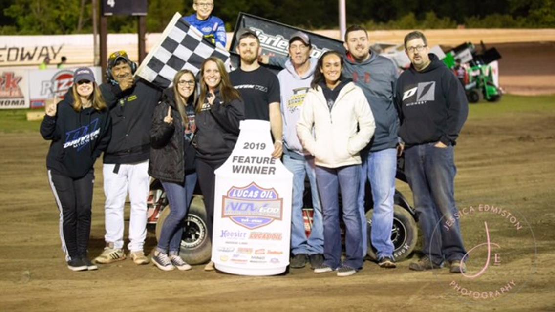 Lucas Oil NOW600 Series Points Leaders Flud and Timms Win at Creek County