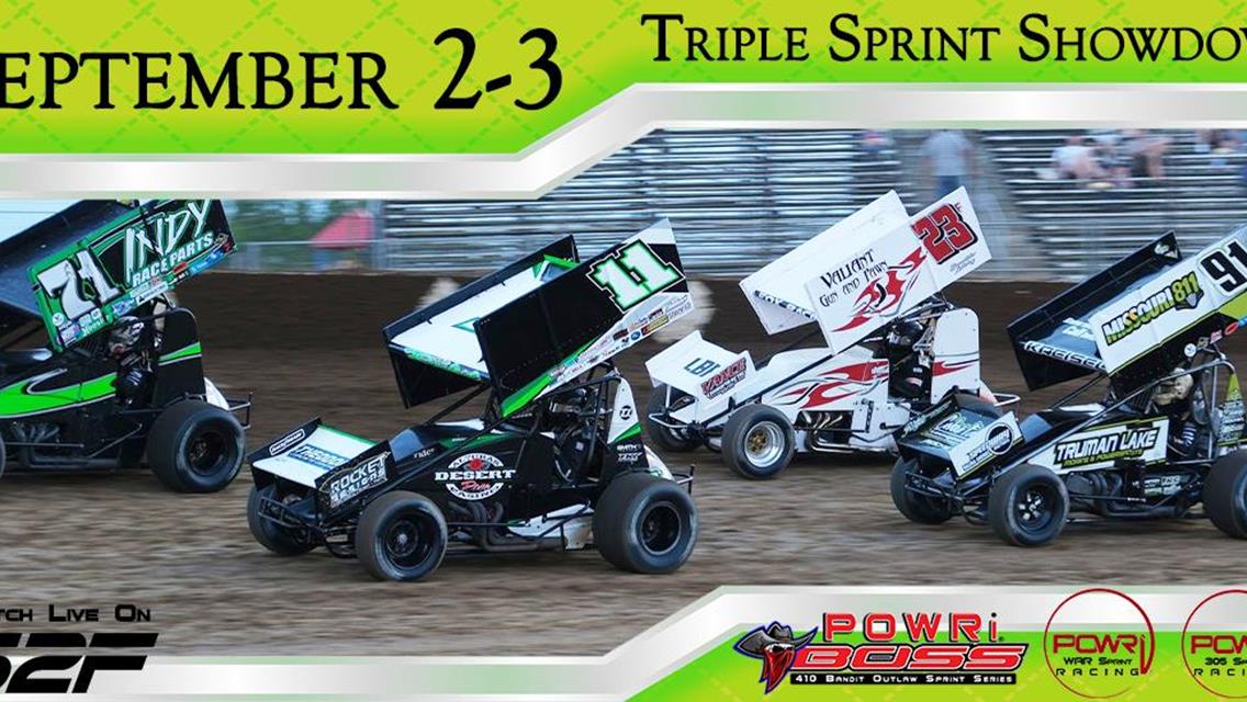 Lake Ozark Speedway’s Triple Sprint Showdown Approaches for September 2-3