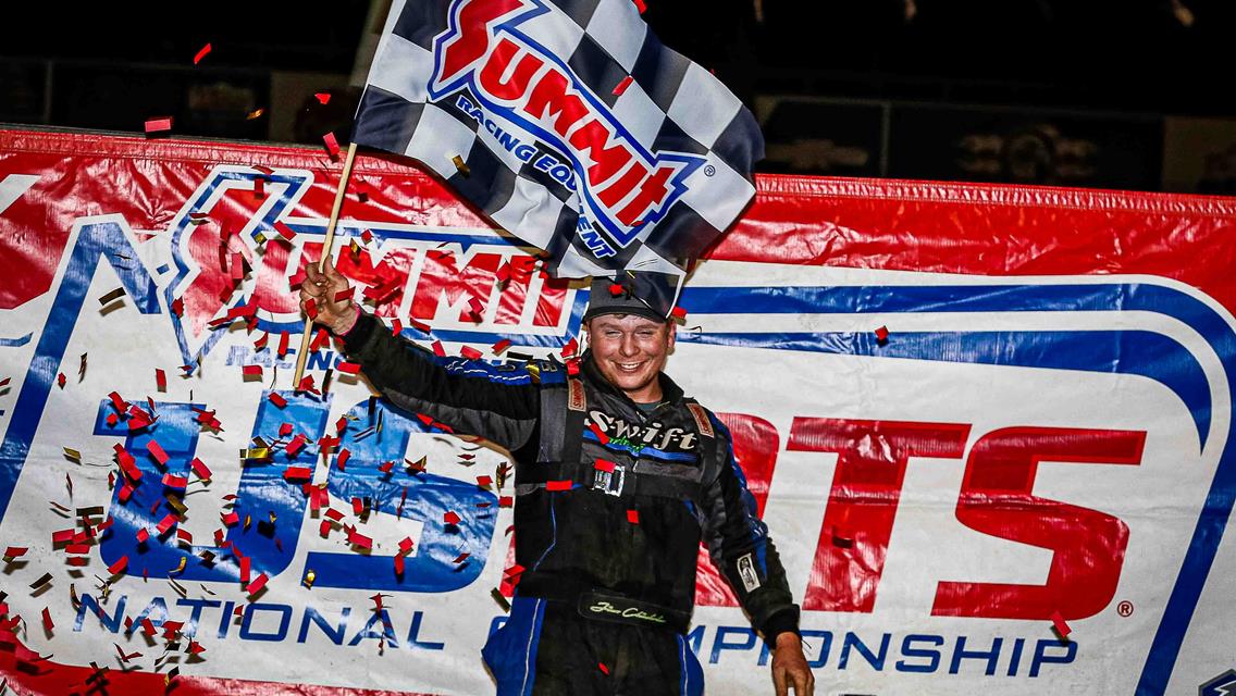 Chisholm outduels Phillips in a dandy as USMTS Slick Mist Show-Me Shootout opens at Lucas Oil Speedway