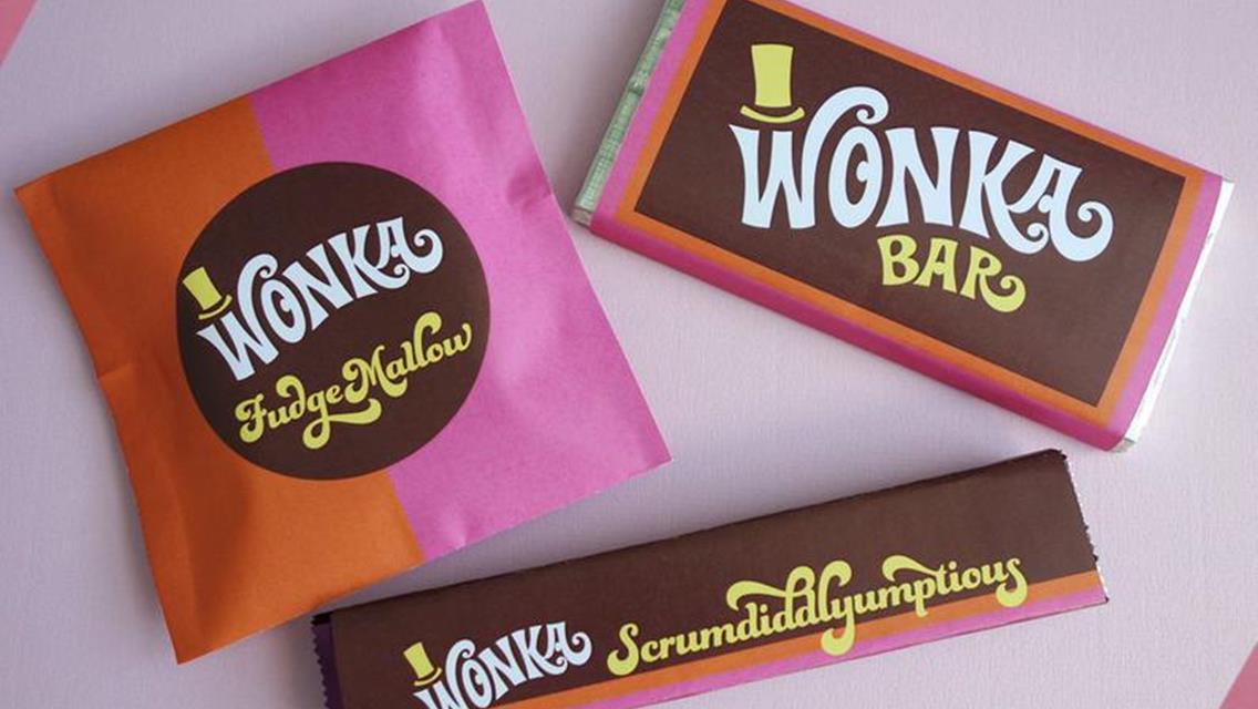 The Entire Delicious Line of Fine Wonka Bar Confectionary Chocolates Designed by Oompa Loompas and D