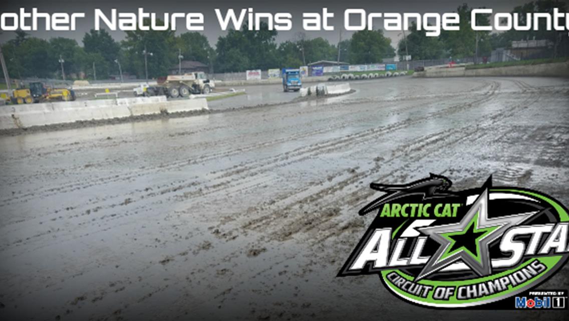 Mother Nature wins at Orange County Fair Speedway; All Stars lose two in a row