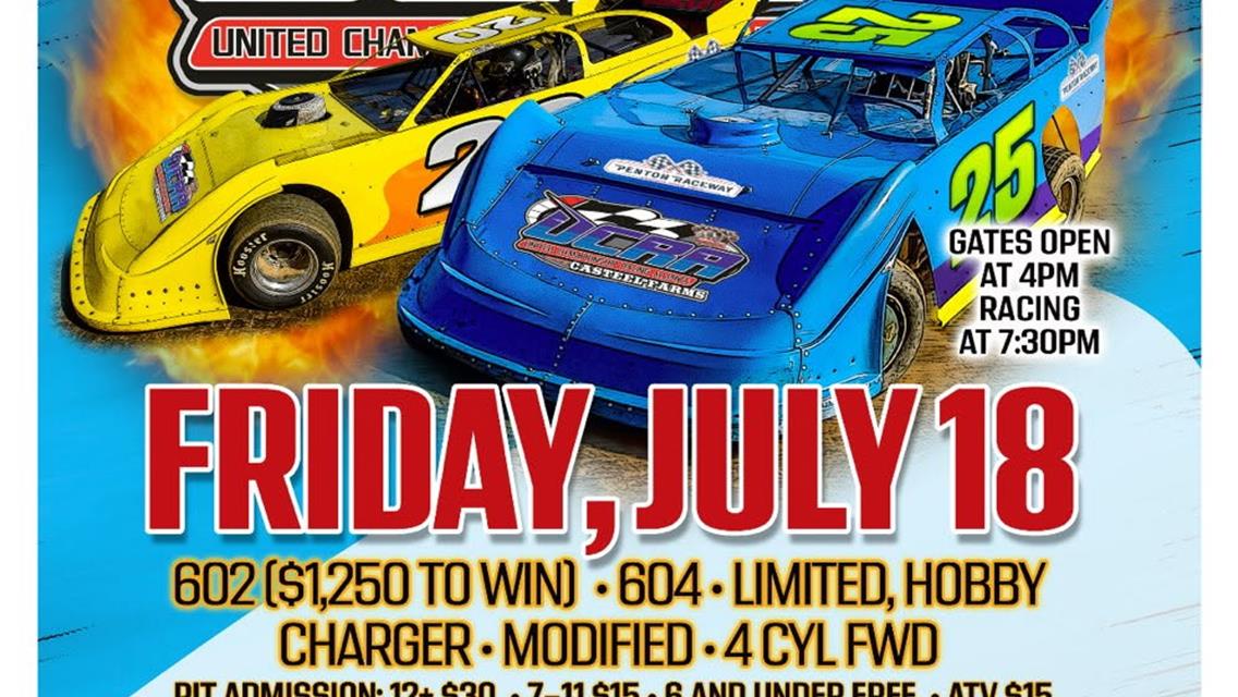 Penton Speedway Up Next for UCRA on July 18