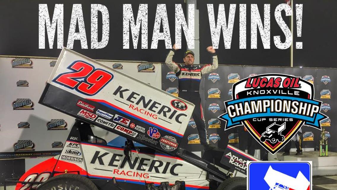 Kerry Madsen Sweeps On The Night The Lights Went Out in Knoxville!