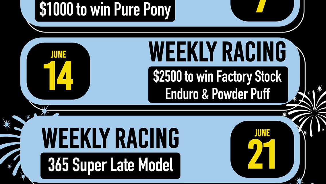 Summer is heating up at Duck River Raceway Park!