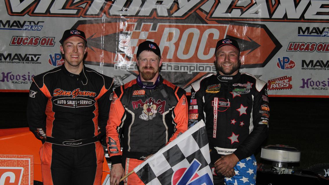 ALAN BOOKMILLER SCORES FIRST ROC SPORTSMAN SERIES VICTORY THIS PAST SATURDAY AT WYOMING COUNTY INTERNATIONAL SPEEDWAY “THE BULLRING”